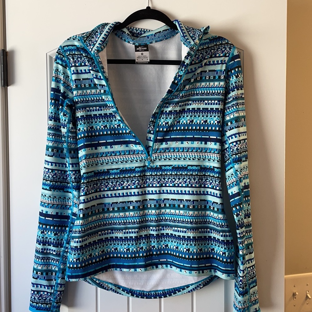 Nike Pro Patterned Quarter Zip - image 3